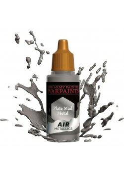 Warpaints Air Metallics: Plate Mail Metal (0.6oz / 18ml)